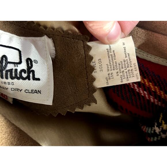 VTG 60's Woolrich Womens Toggle Pea Coat Size 40 - Picture 3 of 15